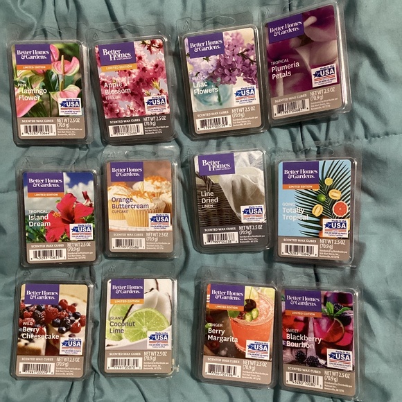 Better Homes And Gardens Accents Better Homes Gardens Scented Wax Cubes Assorted Pack Of 2